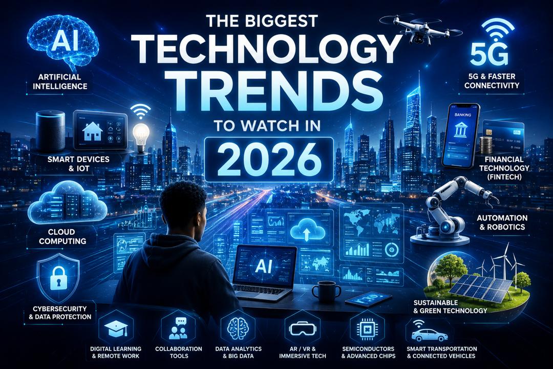 The Biggest Technology Trends to Watch in 2026